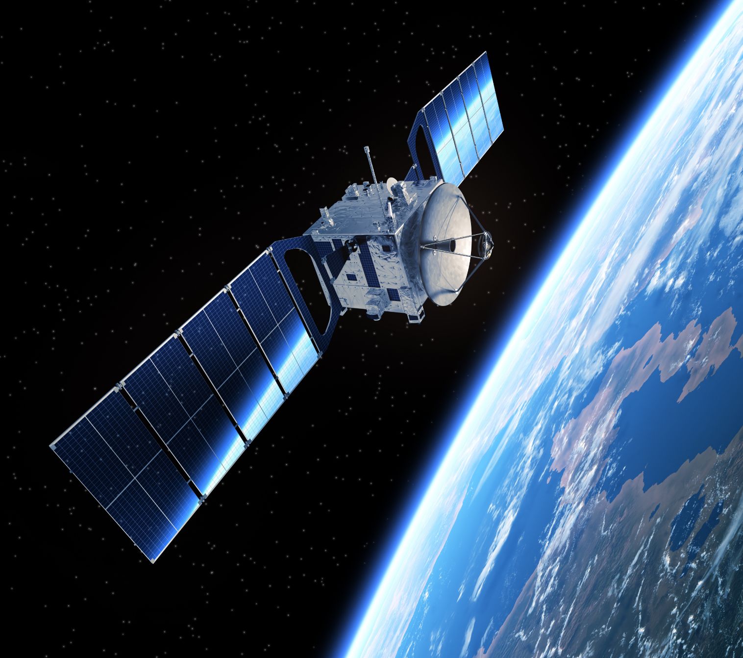 Satellite around Earth